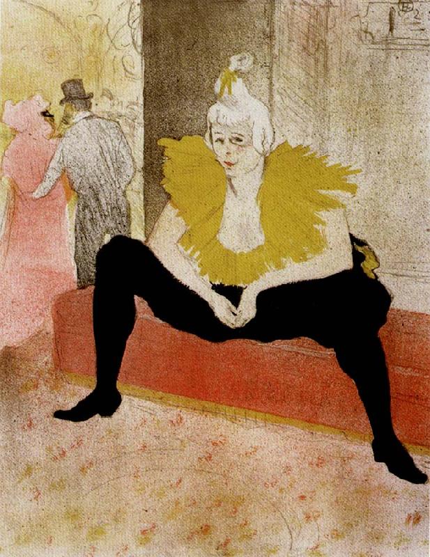 Henri  Toulouse-Lautrec The Seated Clowness